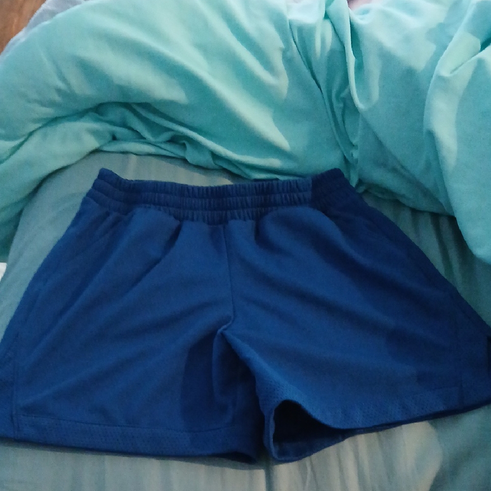 Athletic Works Blue Relaxed Fit Shorts
